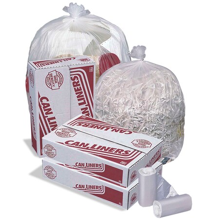 High Density Mini-Rolls 38x60 14 Mic 60 gal. Natural Star Perf Roll, PK200 MR38602MC